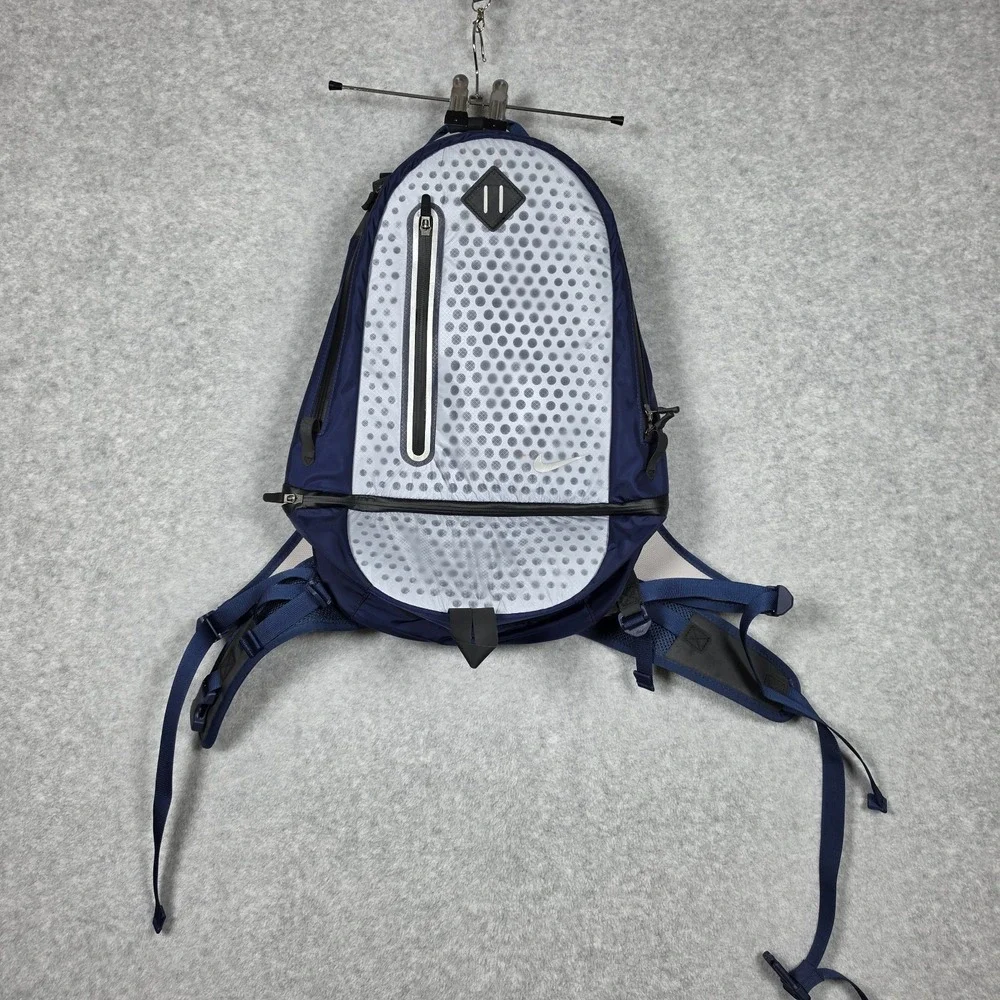 Nike Cheyenne Vapor Backpack Unisex OS Navy Silver Breathable Running Commute